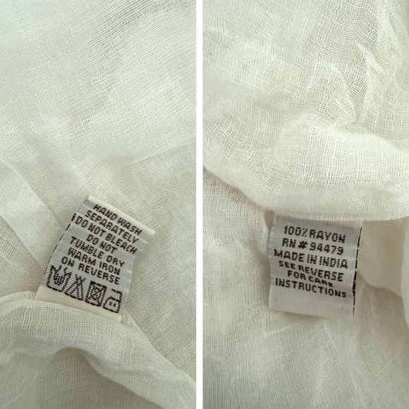 NWT boho Magic lace trim maxi skirt size large - Picture 8 of 11